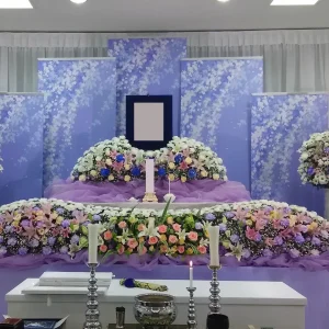 花祭壇の施行例の写真