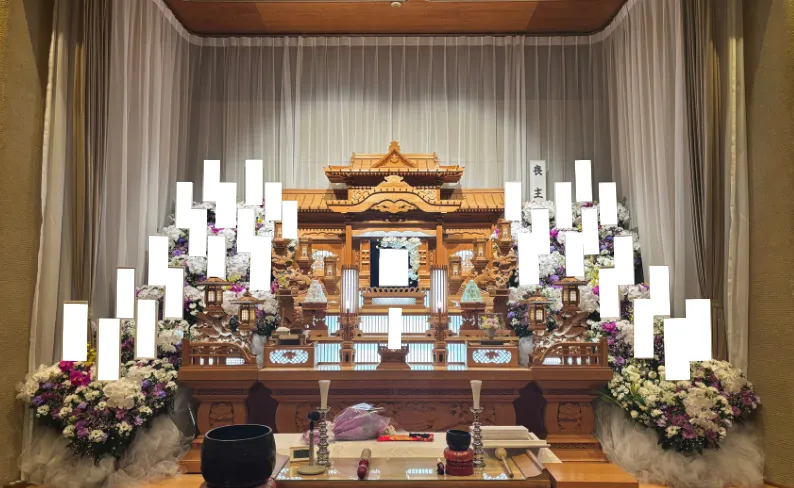 【施行事例】市民聖苑での一般葬(約180名)|事前相談で叶えた、人望厚き故人様への温かなお別れ