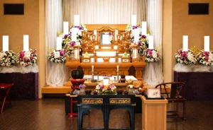 S様の葬儀の写真。式場はやすらぎのさと第3式場